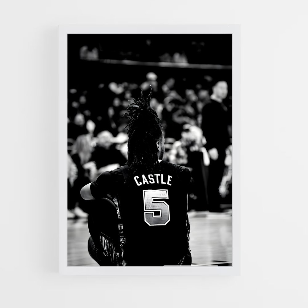 Poster La Solitude de l'Homme – affiche Basketball (vue 3)